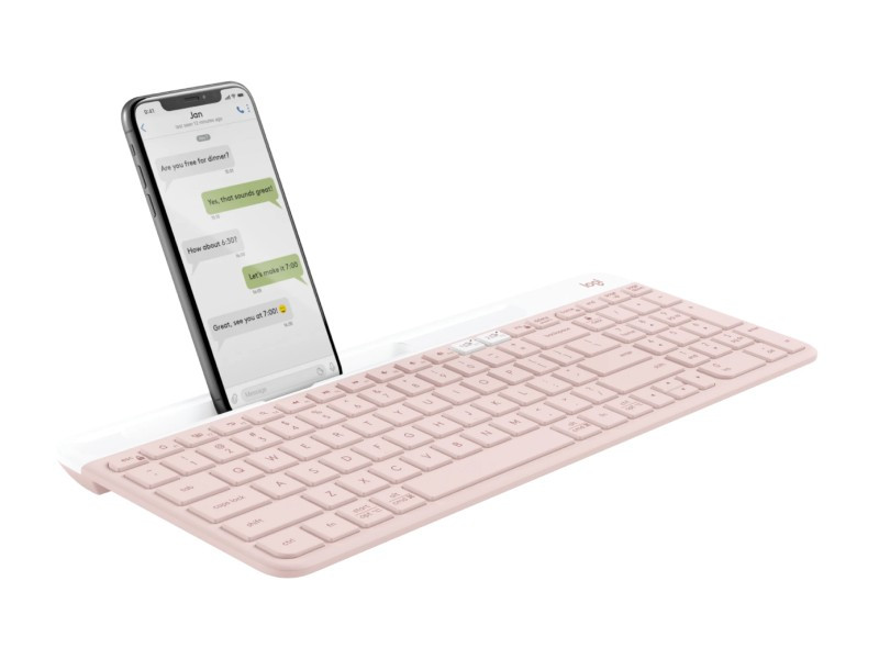 Bàn phím không dây Logitech K580 Rose Slim Multi-Device (920-011329)