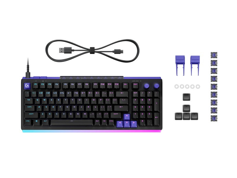 Bàn phím cơ Gaming Logitech G512 X 98 TMR Tactile Black (920-013988)