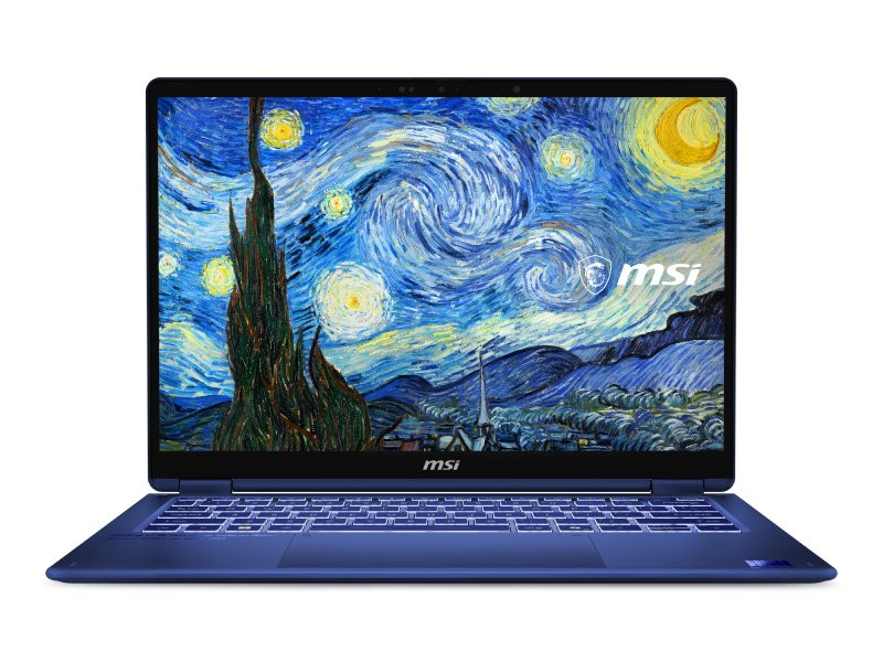 Laptop MSI Prestige 14 Flip AI+ Vincent van Gogh Edition - The Starry Night-259VN