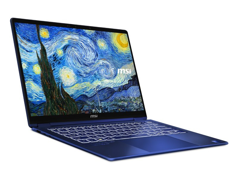 Laptop MSI Prestige 14 Flip AI+ Vincent van Gogh Edition - The Starry Night-259VN