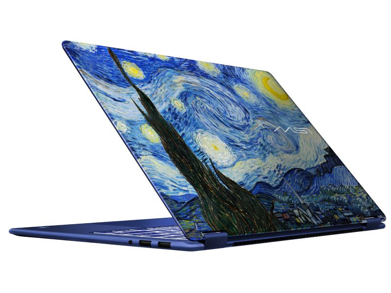 Laptop MSI Prestige 14 Flip AI+ Vincent van Gogh Edition - The Starry Night-259VN