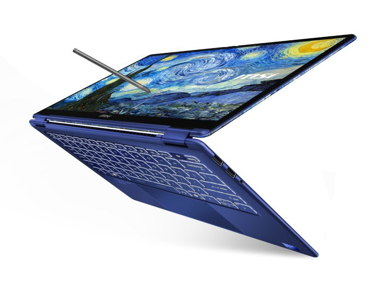 Laptop MSI Prestige 14 Flip AI+ Vincent van Gogh Edition - The Starry Night-259VN