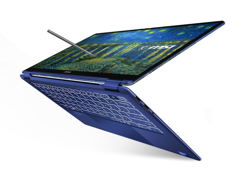 Laptop MSI Prestige 14 Flip AI+ Vincent van Gogh Edition - Starry Night Over the Rhone-260VN