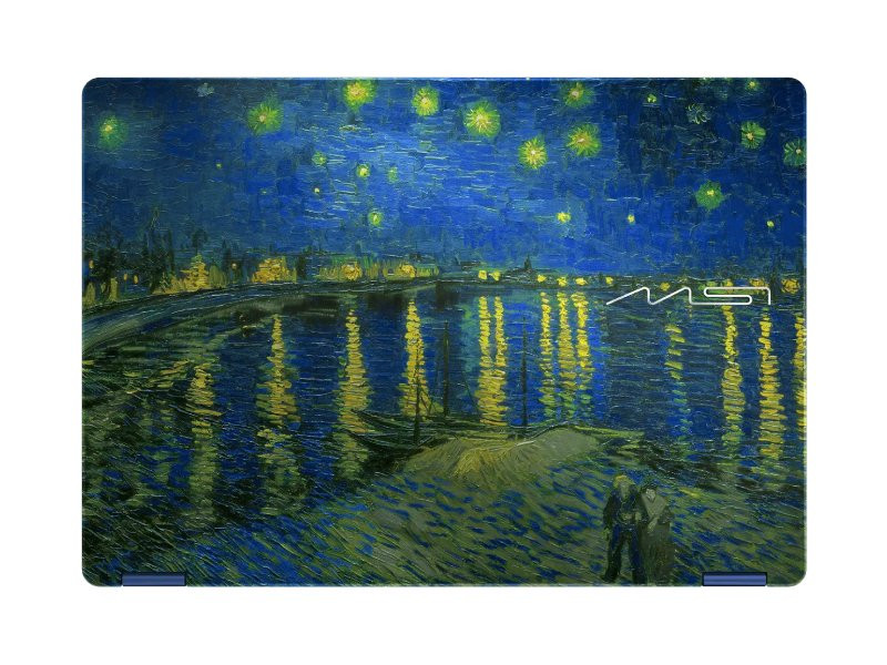 Laptop MSI Prestige 14 Flip AI+ Vincent van Gogh Edition - Starry Night Over the Rhone-260VN