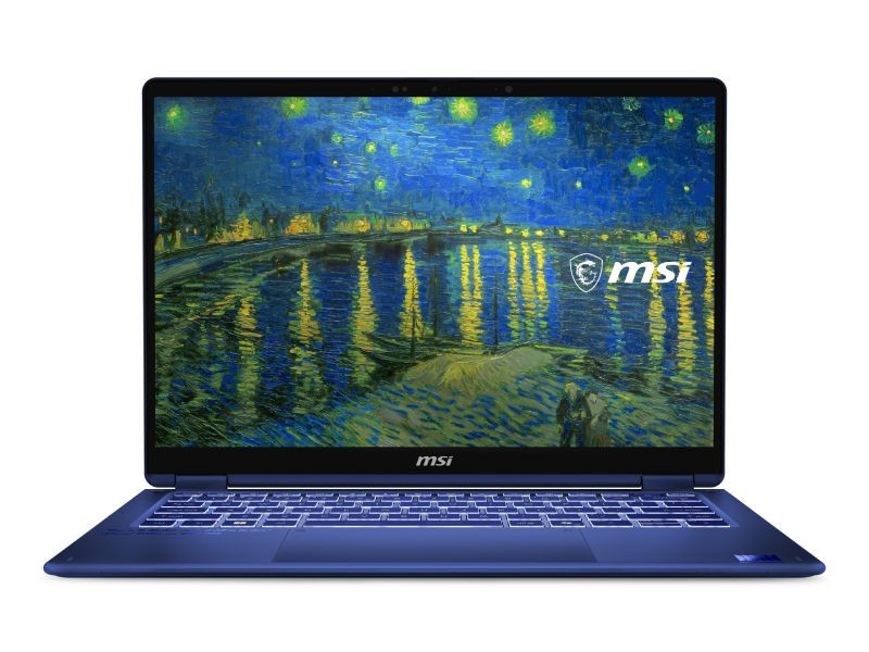 Laptop MSI Prestige 14 Flip AI+ Vincent van Gogh Edition - Starry Night Over the Rhone-260VN