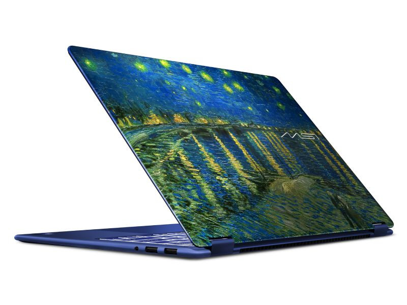 Laptop MSI Prestige 14 Flip AI+ Vincent van Gogh Edition - Starry Night Over the Rhone-260VN