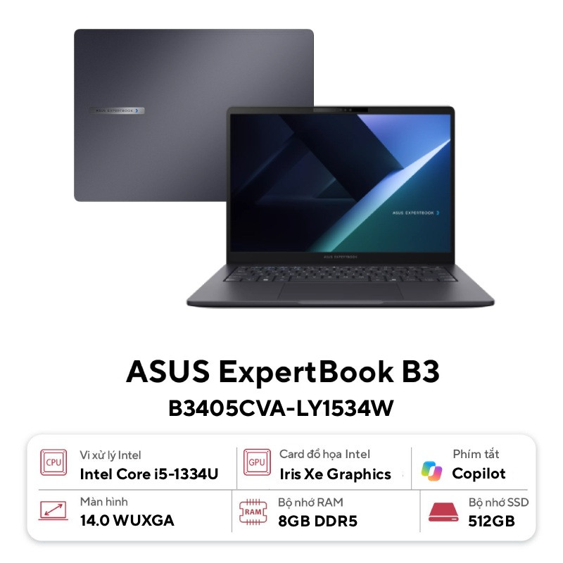 Laptop ASUS ExpertBook B3 B3405CVA-LY1534W