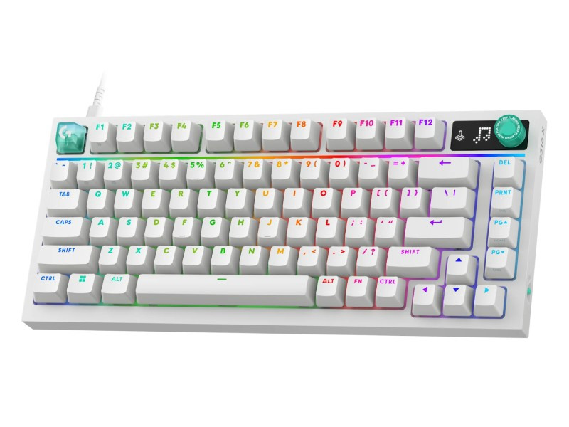Bàn phím cơ gaming có dây Logitech G316 X 75 màu trắng (920-014322)