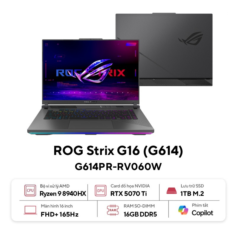 Laptop ASUS ROG Strix G16 G614PR-RV060W